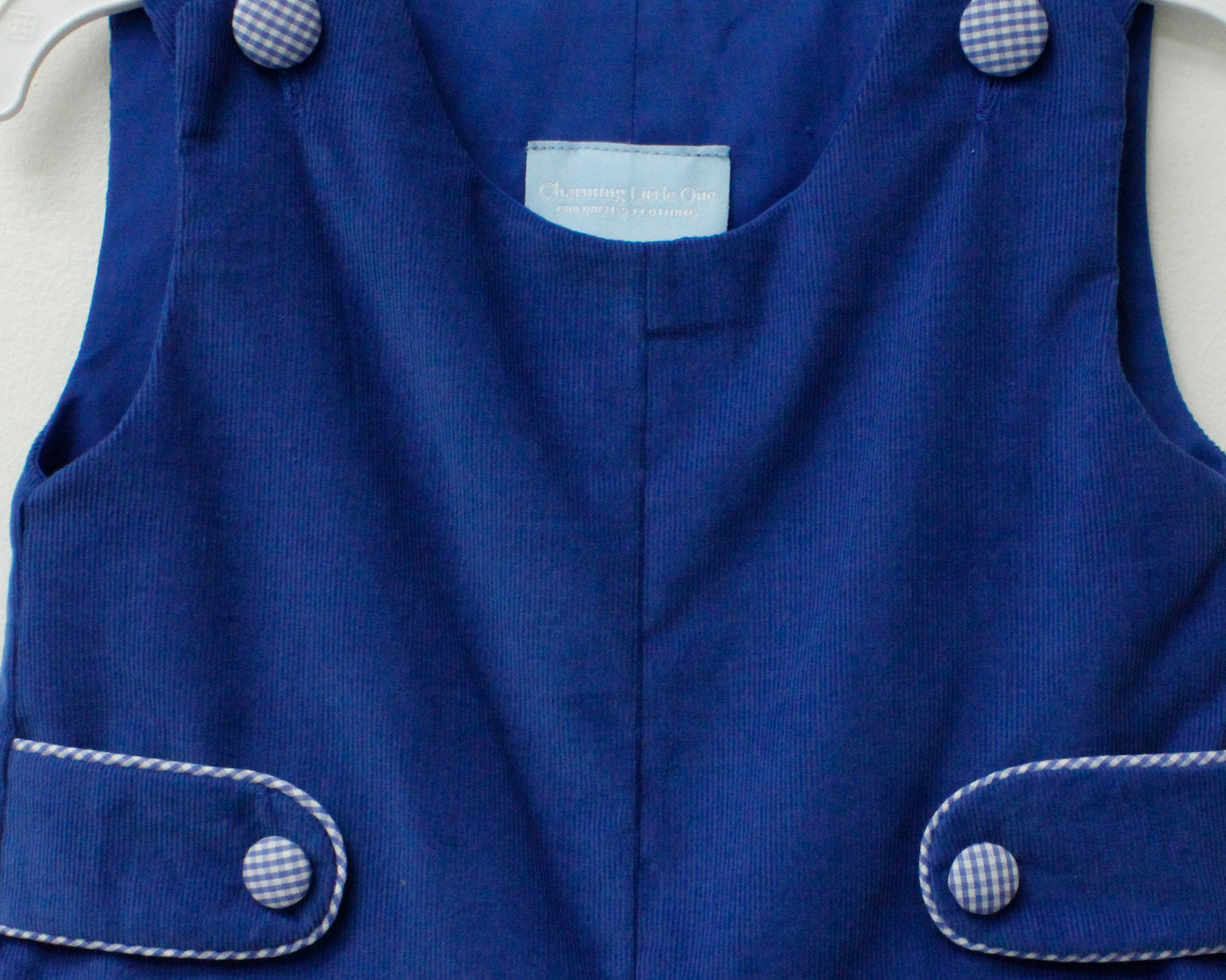 Royal Blue Corduroy Caleb Shortall