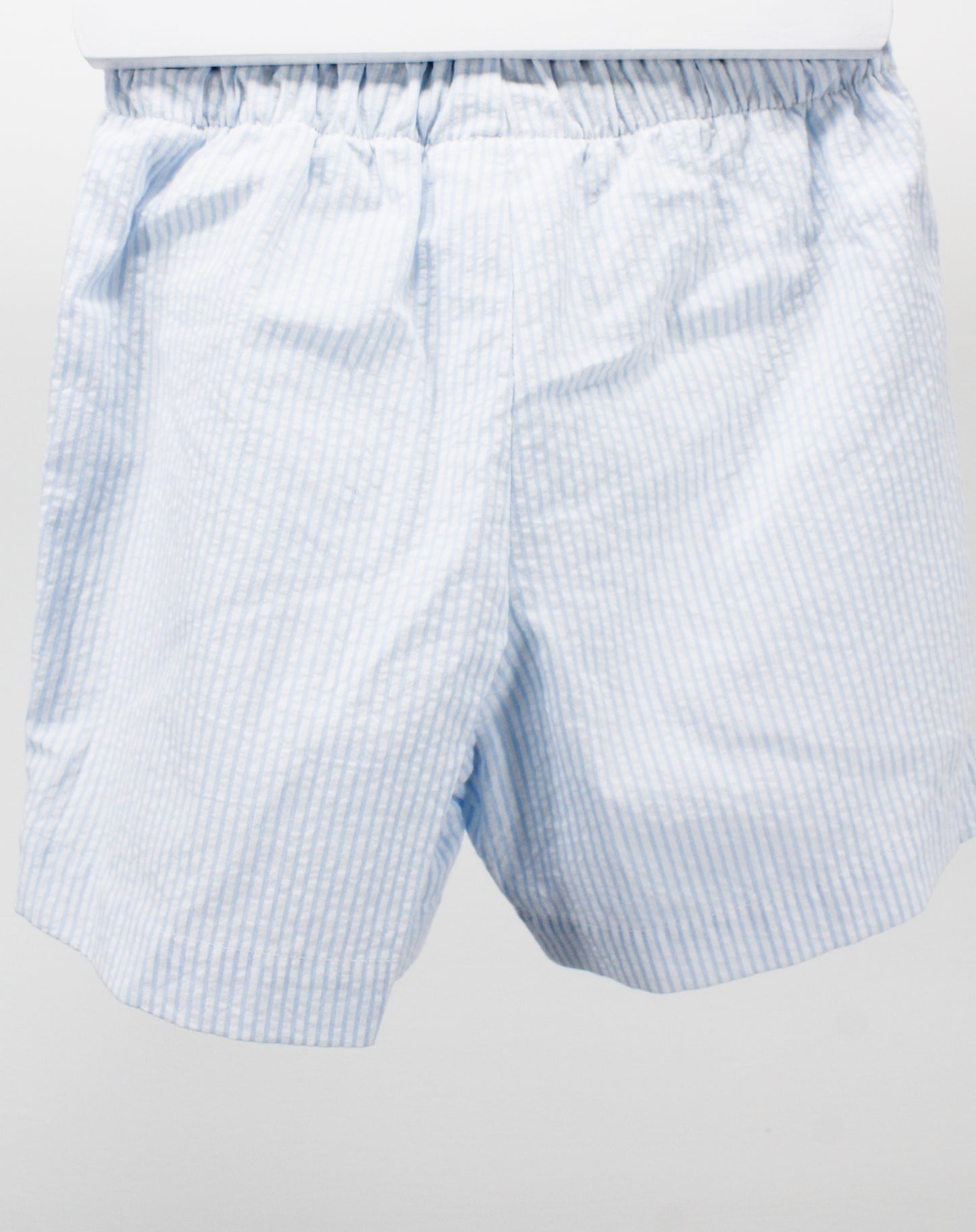 Soft Blue Stripe Emmanuel Swim Trunks