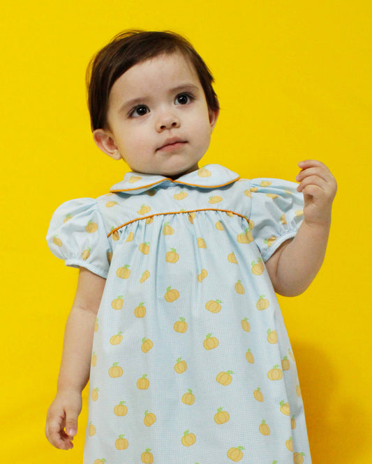 Pumpkins On Sky Emma Dress