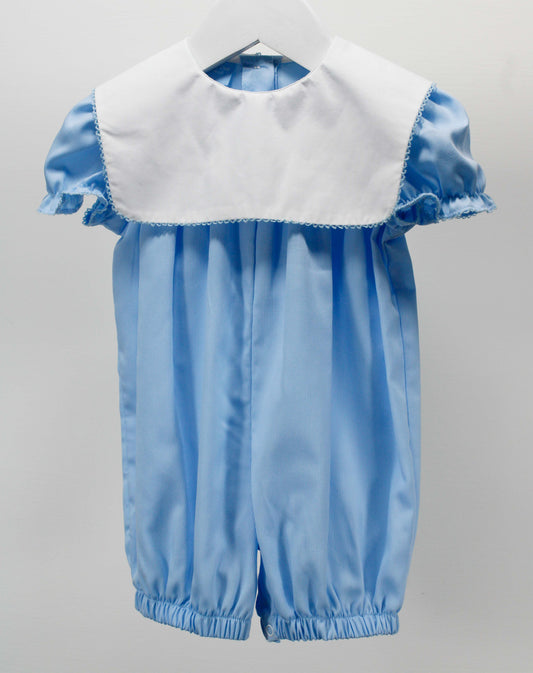 Soft Blue & White Gracie Bubble