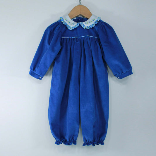 Wonderful Blue Garden Cynthia Romper